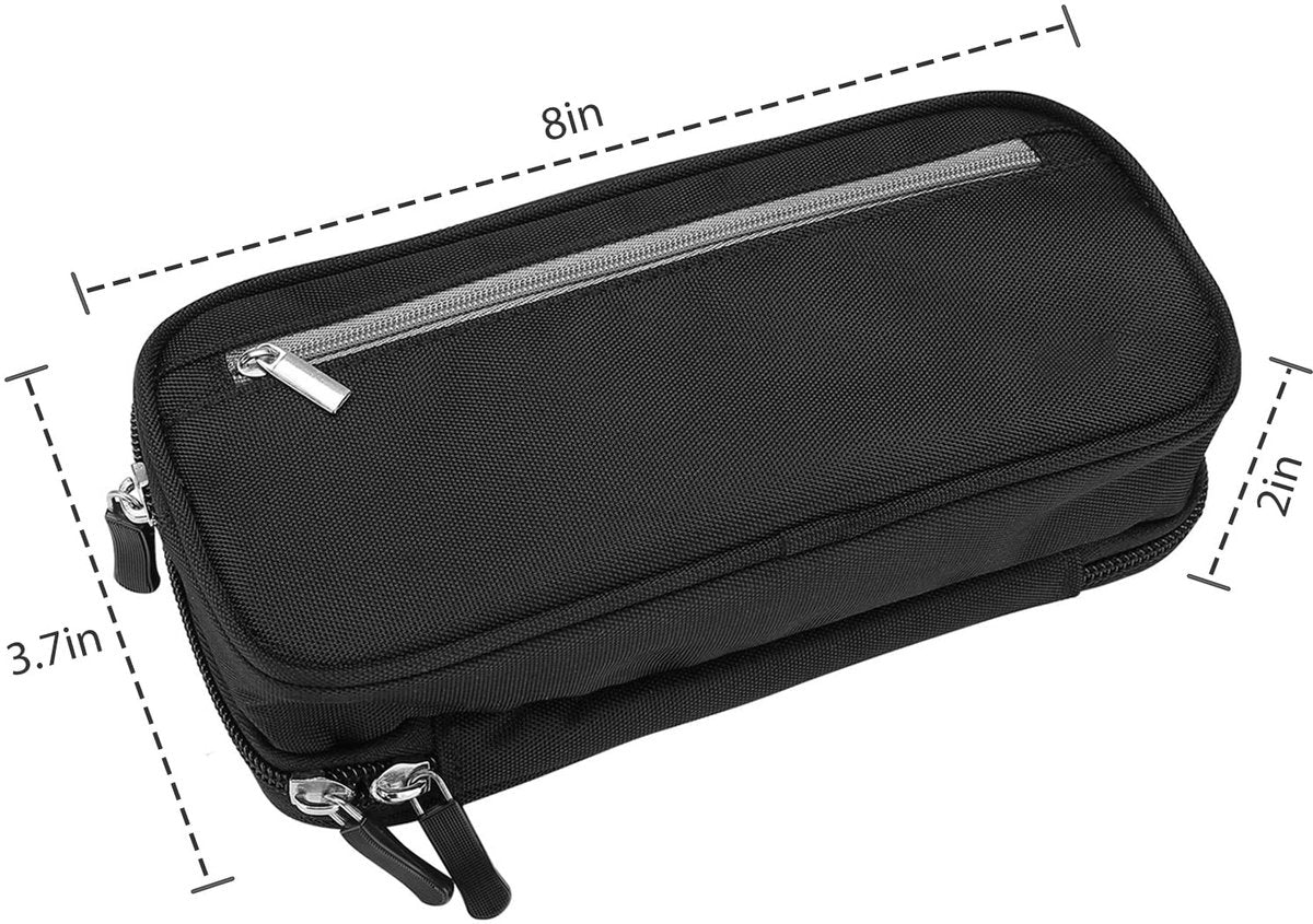 Pencil case - Pouch - Cases - Makeup bag - Adult pencil case - Makeup bag - Pencil case - School pencil case - Leather pencil case - Pencil case for boys - Pencil case for girls - School cases - Image 2