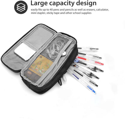 Pencil case - Pouch - Cases - Makeup bag - Adult pencil case - Makeup bag - Pencil case - School pencil case - Leather pencil case - Pencil case for boys - Pencil case for girls - School cases - Image 5