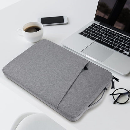 15.6-inch Laptop Sleeve - Protective Case - Laptop Storage Bag - Shockproof - Scratch-resistant - Splash-proof - Gray - Image 3