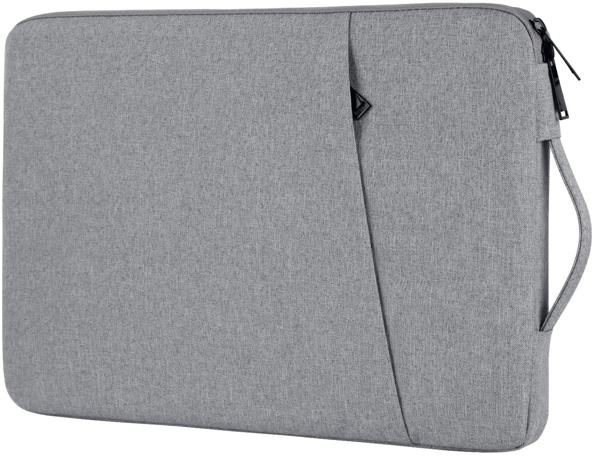 15.6-inch Laptop Sleeve - Protective Case - Laptop Storage Bag - Shockproof - Scratch-resistant - Splash-proof - Gray - Image 5