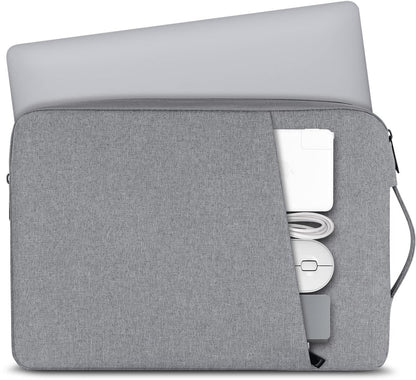 15.6-inch Laptop Sleeve - Protective Case - Laptop Storage Bag - Shockproof - Scratch-resistant - Splash-proof - Gray - Image 6