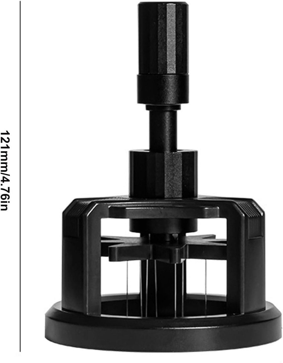 Manual coffee press - Magnetic coffee preparation tool - Coffee maker accessory - Non-slip prong mixer - Countertop - Workstation - Coffee preparation - Homemade coffee grounds cleaner - 58 mm coffee press - Image 2