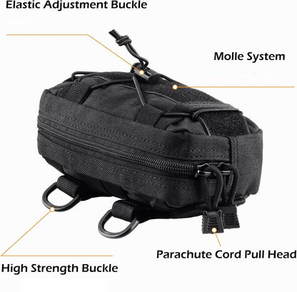 Fanny pack - Men's fanny packs - Tactical fanny pack - Small bag - Waterproof and multifunctional - Suitable for camping, hiking and hunting - Image 2