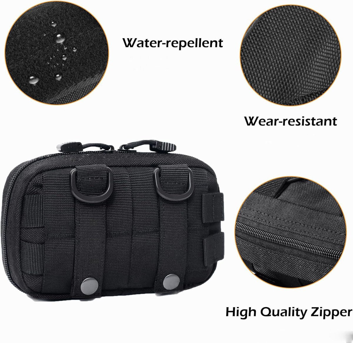 Fanny pack - Men's fanny packs - Tactical fanny pack - Small bag - Waterproof and multifunctional - Suitable for camping, hiking and hunting - Image 3