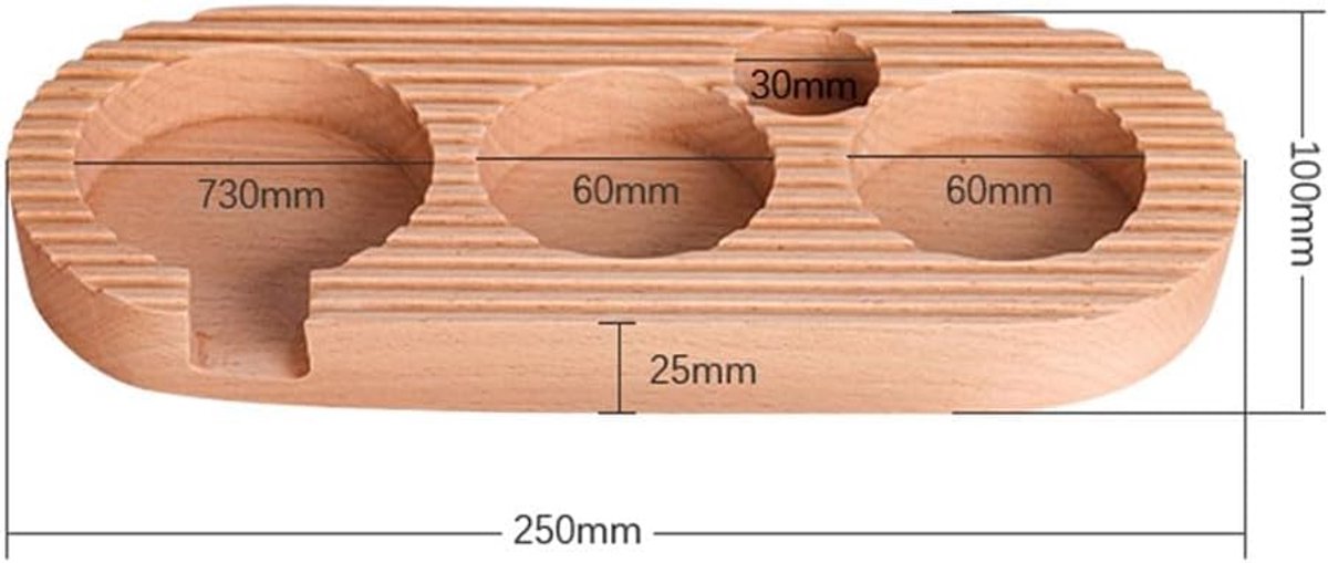 Espresso press holder -  Espresso press holder - 58mm wooden coffee press holder - Espresso tools for kitchens, cafes and restaurants - Image 2