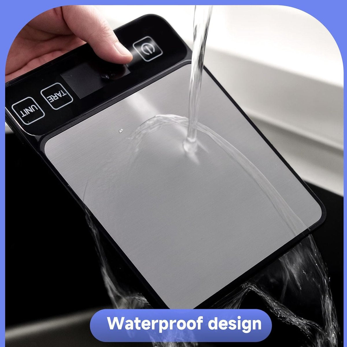 Precision scale - Digital kitchen scale - Barista scale - Professional food scale with a 10 kg weighing capacity - For home baking - Easy to read - Image 2