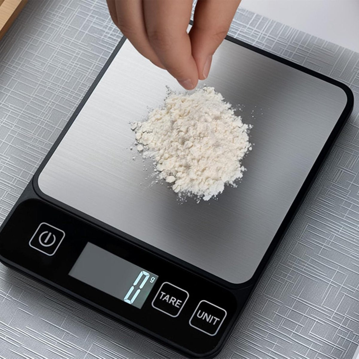 Precision scale - Digital kitchen scale - Barista scale - Professional food scale with a 10 kg weighing capacity - For home baking - Easy to read - Image 3