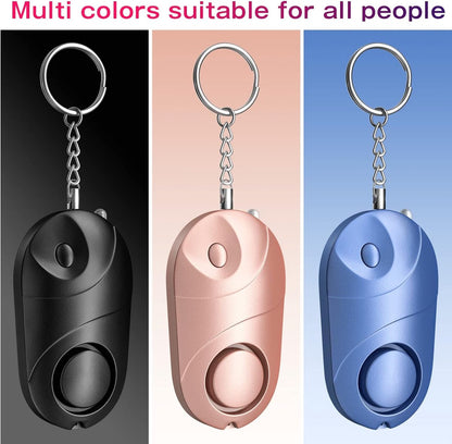 Panic Alarm - Personal Alarm - Personal Pocket Alarm - Keychain Siren - Safe Audible Personal Security Alarm - 130 dB with LED Light - For Children, Women and the Elderly (Black) - Image 4