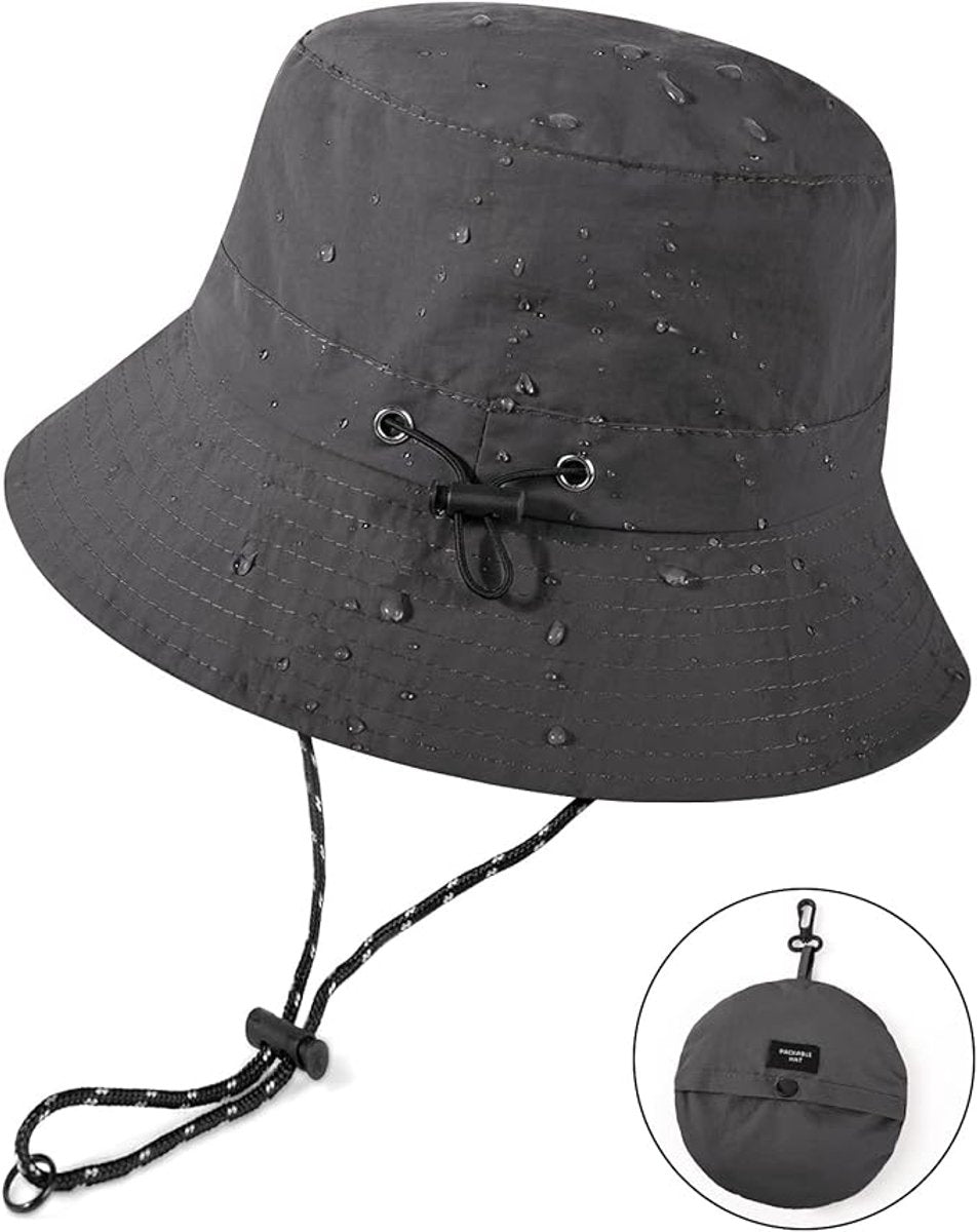 Sun hat - Fishing hat - Foldable fishing hat for women and men - UPF 50+ sun protection and waterproofing - Unisex summer hat - Hiking and rain hat - 54-58 cm - Image 2