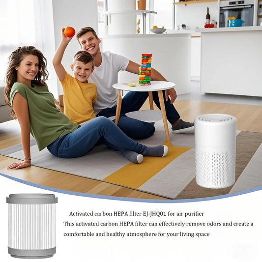 Activated carbon filter for air purifiers - Eliminates dust, PM2.5 and odors, replacement filter for home air purifiers - Image 4