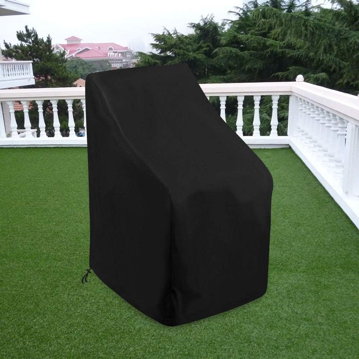 Garden chair cover, stackable chair cover, cold weather protection cover, garden chair cover, UV protection cover for garden furniture, 64 x 64 x 120 cm - Image 2