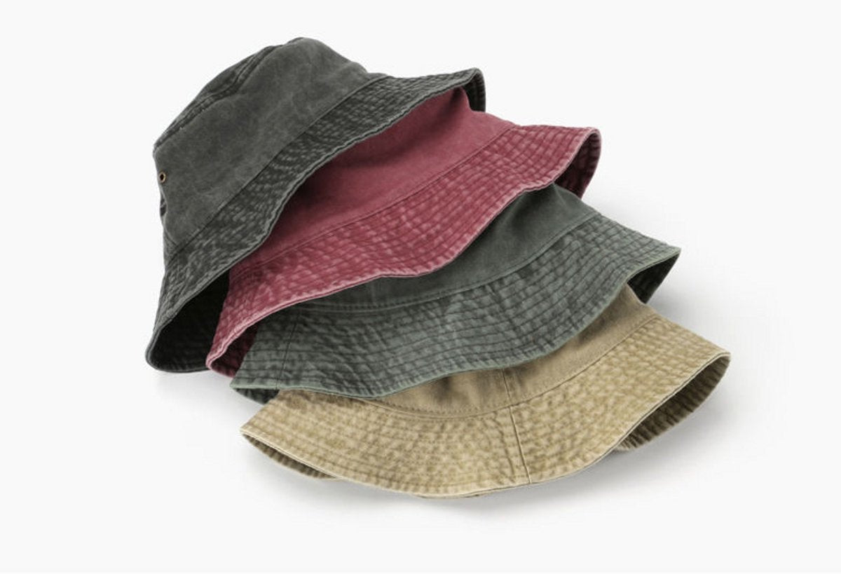 Cotton bucket hat for women and men, foldable, solid color, sun hat, fishing hat, outdoor hat, summer garden, camping, hiking, travel, beach hat - Image 5