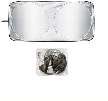 Car accessories - Car sunshade - Car sunshade - Car windshield sunshade - Universal car windshield sunshade - Foldable - UV resistant - Fits most vehicles (150 x 70 cm) - Image 8