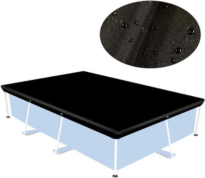 Waterproof cover - Dust cover - Outdoor pool cover 221 x 150 cm Black Oxford fabric - UV protection - Waterproof, heat-reflective - Dust cover - Image 3