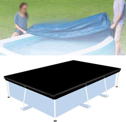 Waterproof cover - Dust cover - Outdoor pool cover 221 x 150 cm Black Oxford fabric - UV protection - Waterproof, heat-reflective - Dust cover - Image 5