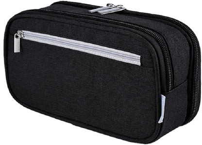Large Capacity Pencil Case - School Pencil Case - Storage Case - Large Capacity Pencil Case for Boys and Girls - Student Office Supplies - Black - Image 6