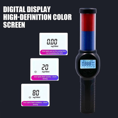 Digital Alcohol Meter - Breathalyzer with English Voice Announcement - Portable Breathalyzer - Contactless Breathalyzer - Safe and Hygienic - Suitable for Drivers - Safe Driving for Men, Women, and Families - Image 3