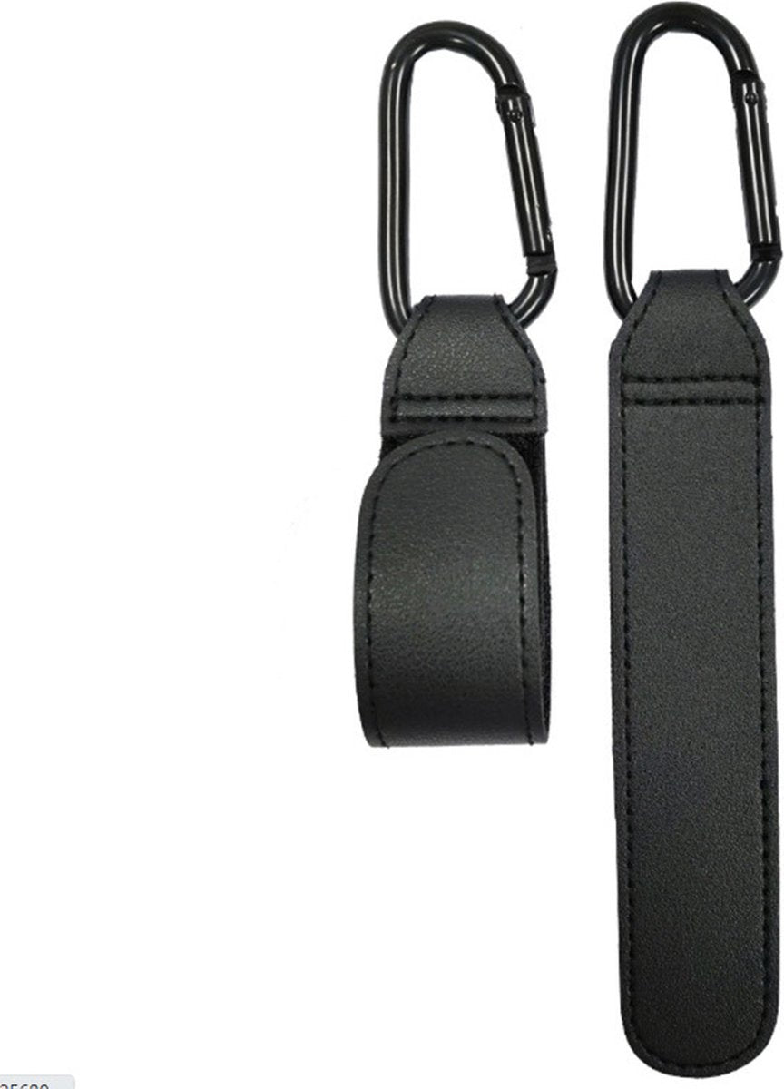 Stroller Bag Hook | Bag Hanger | Stroller Carabiner | Buggy Hook | 1 Piece | Grey - Image 2