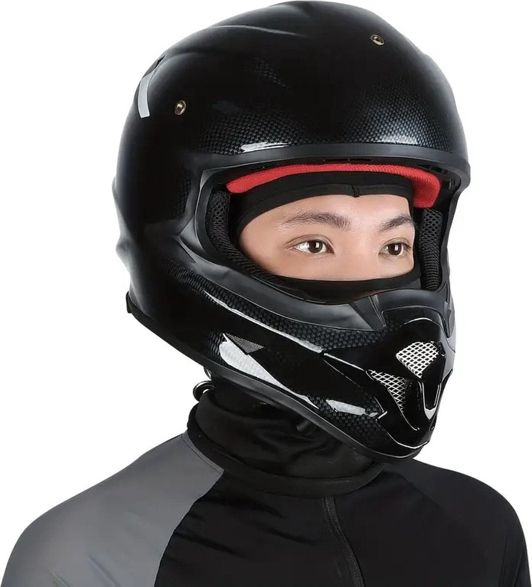 Multiuse Balaclava | Neck Warmer | Bivouac | Face Mask | Motorcycle Cap | Skiing | Snowboarding | Motorcycling | Grey - Image 5