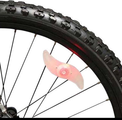 spoke lighting Spoke wheel LED lighting - green - Children's bicycle wheel lighting SET PRICE 2 pieces bicycle light spoke wheel lighting Sinterklaas gift stocking stuffer