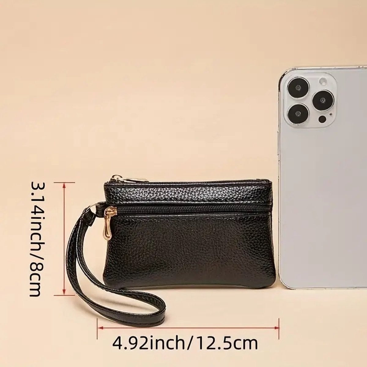 Luxury Protective Case for Car Key | Portable Wallet | Key Pouch | Car Key Pouch | Car Key Case | PU Leather | Grey - Image 3