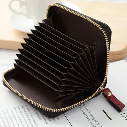 Luxury Card Holder with Crocodile Leather Pattern | Credit Card Holder | With Cash Compartment | Card Holder | Wallet | PU Leather | Purse | Green - Image 3