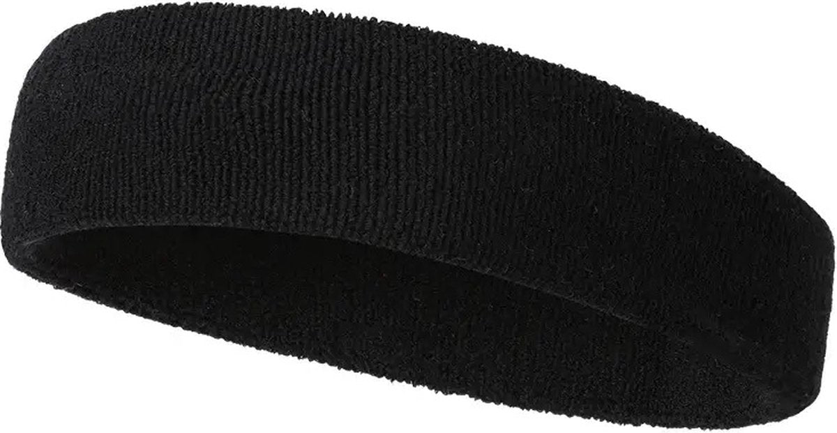 Headband | Headband | Sweatband | Sweatbands | Head | Sports band | Black - Image 2
