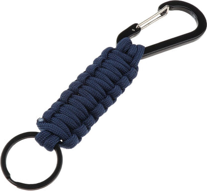 Paracord Survival Keychain with Carabiner | Emergency Kit | Extra Strong | Blue - Image 3