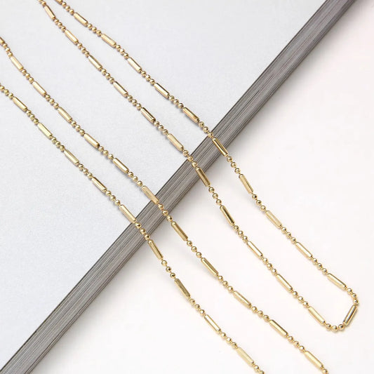 Gold Glasses Cord | Glasses Cord | Sunglasses Cord | Glasses Chain | Glasses Cord | With Black Loop | 72 CM - Image 4