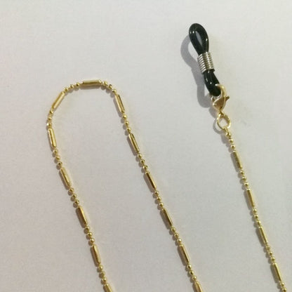 Gold Glasses Cord | Glasses Cord | Sunglasses Cord | Glasses Chain | Glasses Cord | With Black Loop | 72 CM - Image 5