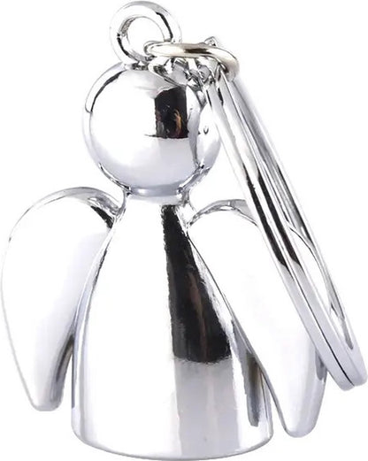 Guardian Angel Keychain | Guardian Angel Keychain | Key Holder | Stainless Steel | Silver - Image 3
