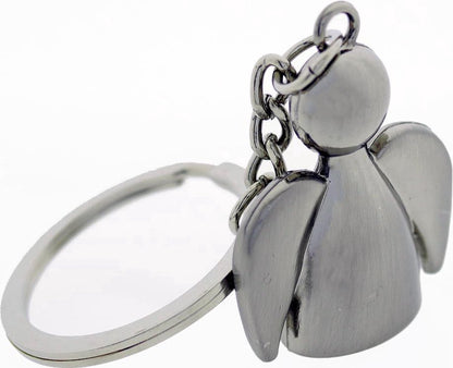 Guardian Angel Keychain | Guardian Angel Keychain | Key Holder | Stainless Steel | Silver - Image 4