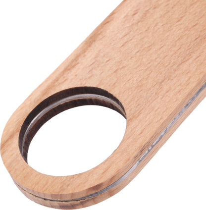 Luxury Wooden Bottle Opener | Beer Opener | Bottle Opener | Bar Accessories | With Hanging Loop | Wood/Stainless Steel | 18 x 5 CM - Image 5