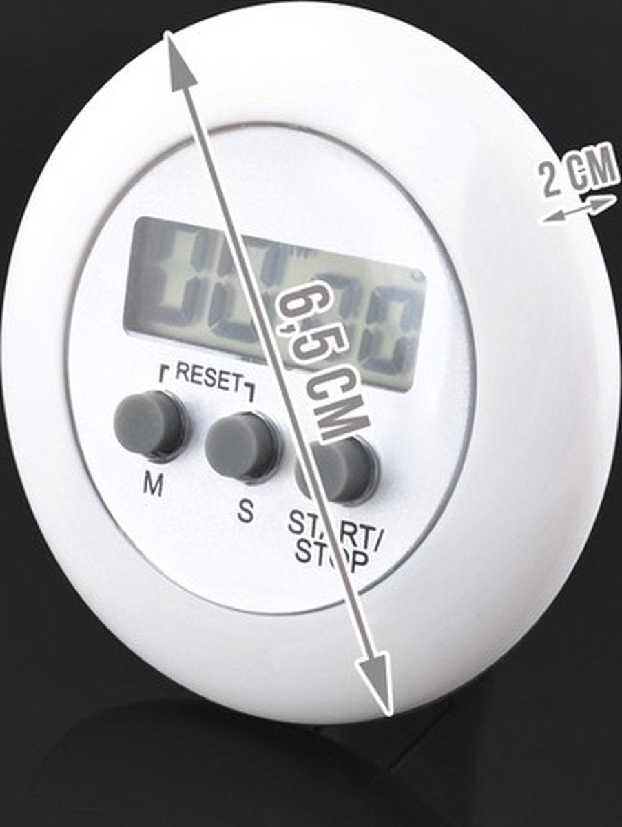Digital Kitchen Timer | Kitchen Timer with Magnet | Kitchen Timer | Egg Timer | White - Image 5