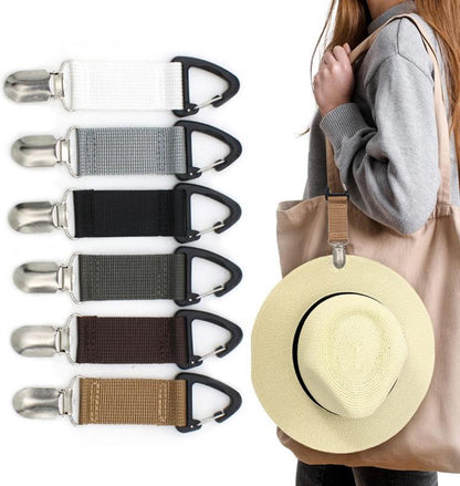 Hat Clip | Clothing Clip | Bag Charm | Bag Charm | Accessory Clip | Brown - Image 4