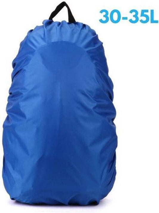 Backpack Rain Cover - Waterproof Rain Cover for Backpack - 30-35 Liter Rain Cover – Blue