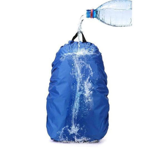 Backpack Rain Cover - Waterproof Rain Cover for Backpack - 30-35 Liter Rain Cover – Blue - Image 3