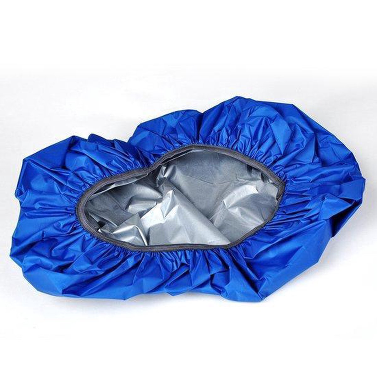 Backpack Rain Cover - Waterproof Rain Cover for Backpack - 30-35 Liter Rain Cover – Blue - Image 4