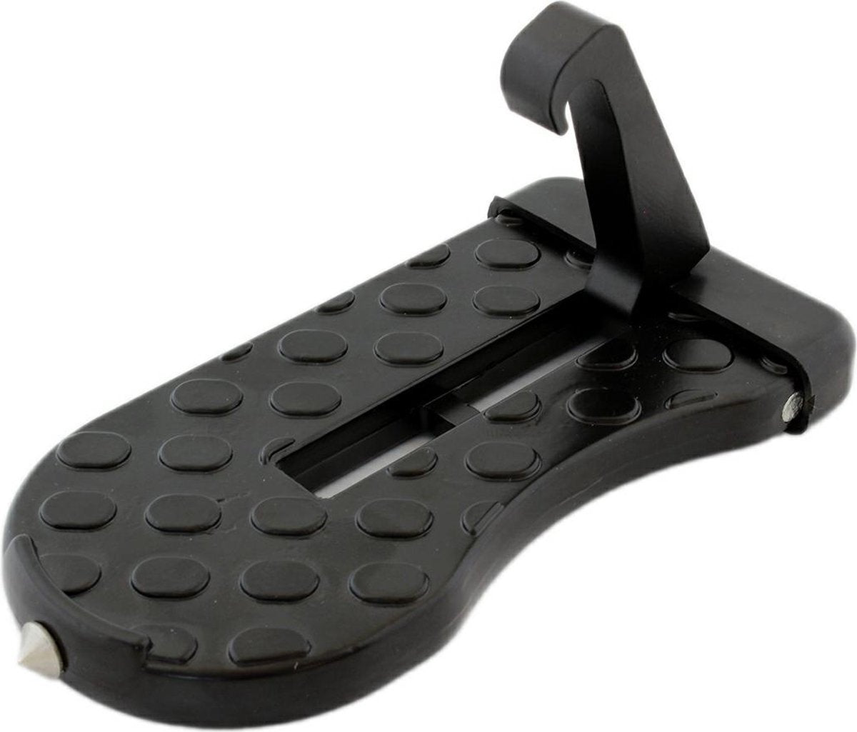 Car Roof Box Step | Door Step | Bike Carrier | Roof Rack | Includes Safety Hammer | Universal | Aluminum | Black - Image 5