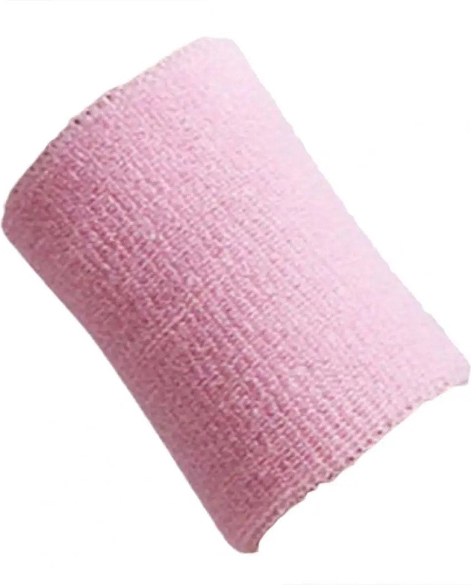 Wristbands | Sweatband | Sweatbands | Wrist | Sports Bands | 1 Piece | 8 x 8 CM | Light Pink - Image 2