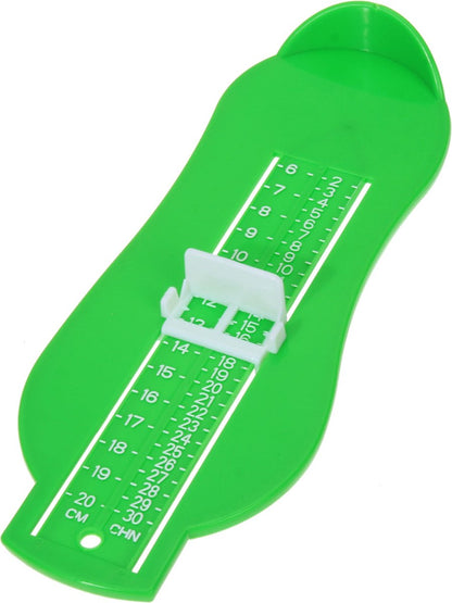Child's Foot Measuring Tool | Child's Shoe Size Measuring Tool | Baby Shoe Measuring Tool | Baby Measurement | Green - Image 3
