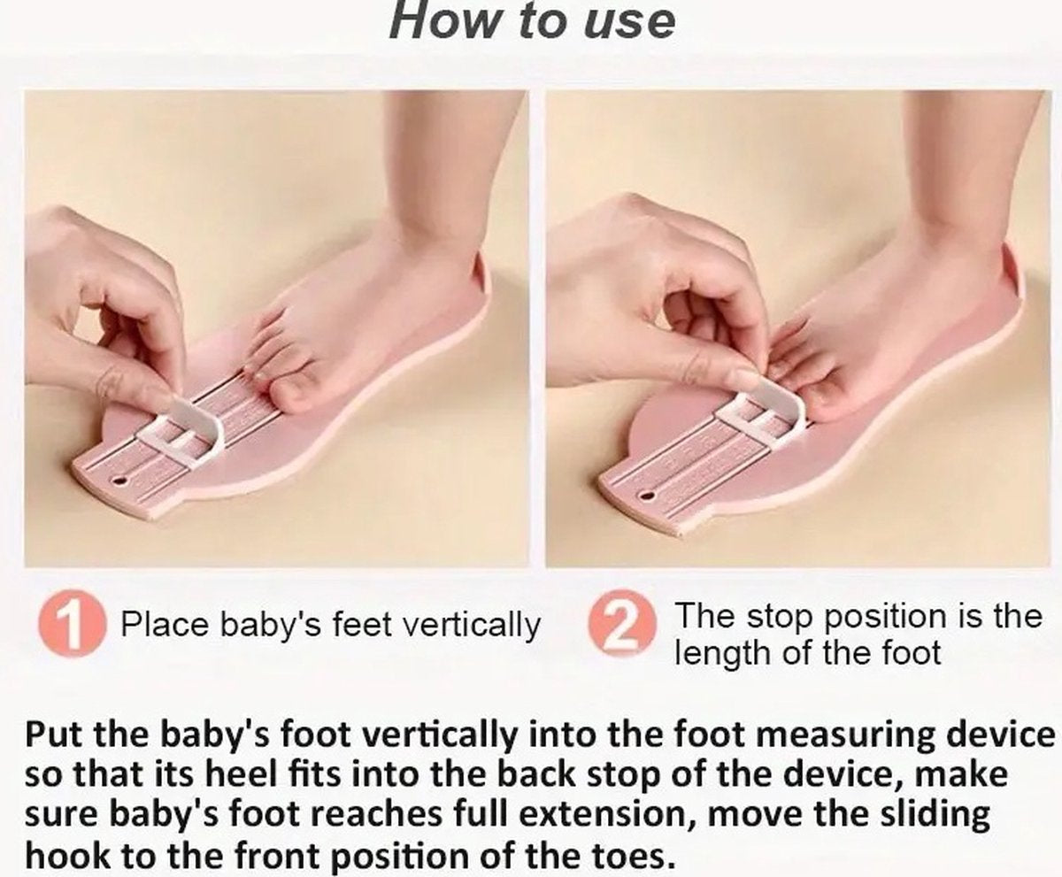 Child's Foot Measuring Tool | Child's Shoe Size Measuring Tool | Baby Shoe Measuring Tool | Baby Measurement | Green - Image 5