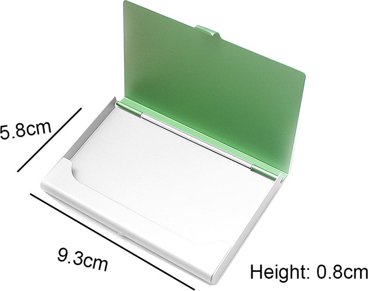 Aluminum Business Card Holder | Card Holder | Card Holder | Business Card Folder | Card Holder | Credit Card Holder | Silver - Image 2
