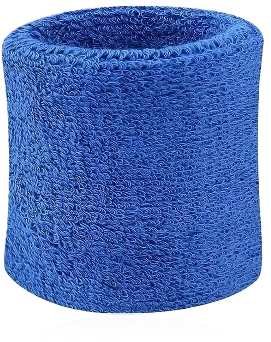Wristband | Sweatband | Sweatbands | Wrist | Sports band | 1 piece | Blue - Image 2