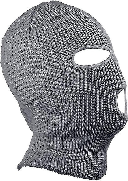 2x Facemask I Sports hat I Three-hole hat I Ski hat I Bivouac I Balaclava I One Size I Gray - Image 5