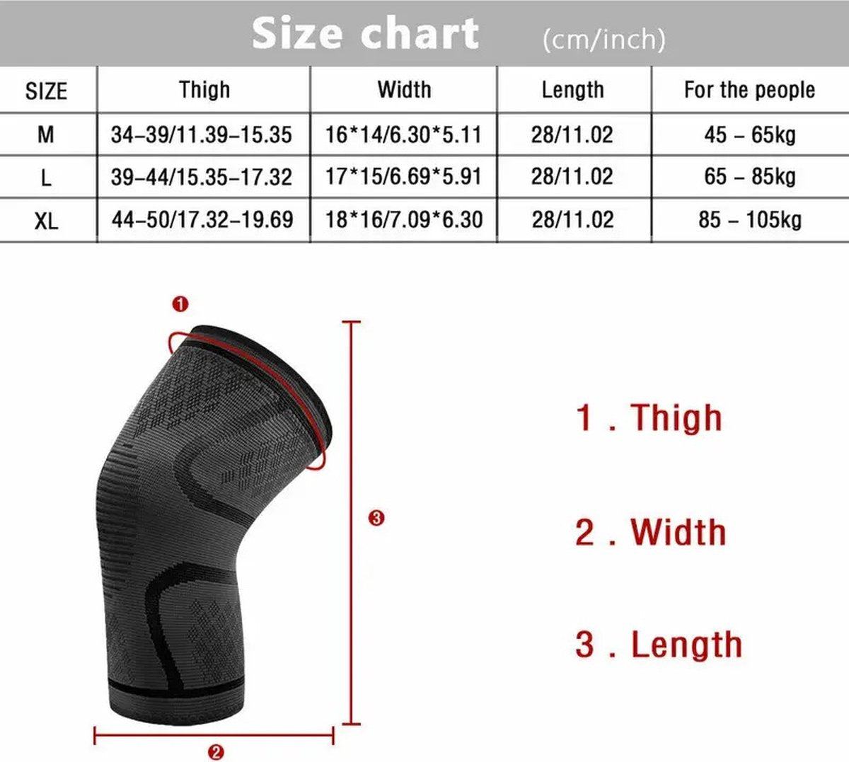 Compression Knee Brace | Knee Support | Knee Protector | Knee Bandage | Knee Support | 1 Piece | Black Green | Size M - Image 4