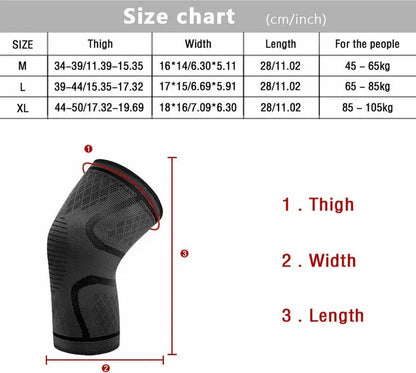 Compression Knee Brace | Knee Support | Knee Protector | Knee Bandage | Knee Support | 1 Piece | Black Green | Size M - Image 4