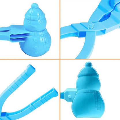 4 Pieces Snowball Maker for Children - Ball/Heart/Duck/Snowman - Safe PP Material - Image 2