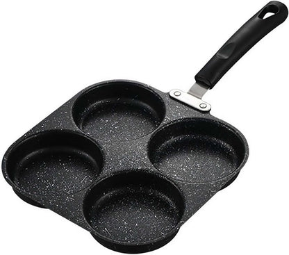 Non-stick egg pans - Cast iron egg frying pan - Breakfast burger egg pancake maker - for fried eggs, pancakes - Suitable for gas stoves and induction cooktops