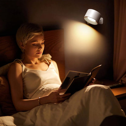 Wireless Rechargeable LED Wall Lamp Indoor White - 3 Colors/3 Brightness Levels - 360° Rotatable - Image 5